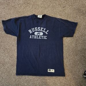 Russell Athletic Navy Blue T-Shirt, M